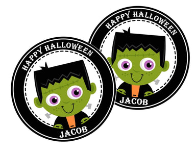Frankenstein Halloween Stickers