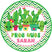 Free hugs cactus party sticker labels