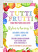 Fruit Birthday Party Invitations