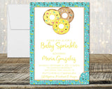 Gender Neutral Donut Baby Sprinkle Invitations