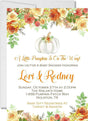 Gender Neutral Fall Pumpkin Baby Shower Invitations