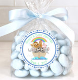 Gender neutral Noah’s Ark baby sprinkle sticker