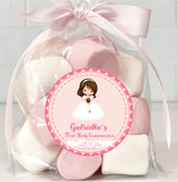 Girl’s First Communion thank you stickers