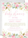 Girls Baby Shower By Mail Invitations