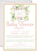 Girls Baby Shower By Mail Invitations