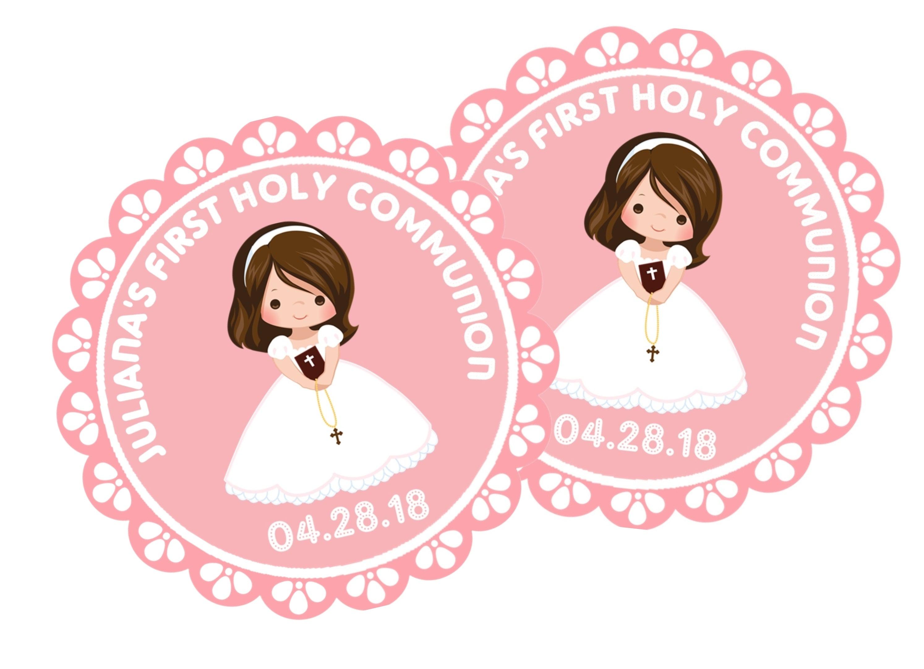 Girls First Communion Stickers