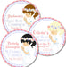 Girls First Communion Stickers Or Favor Tags
