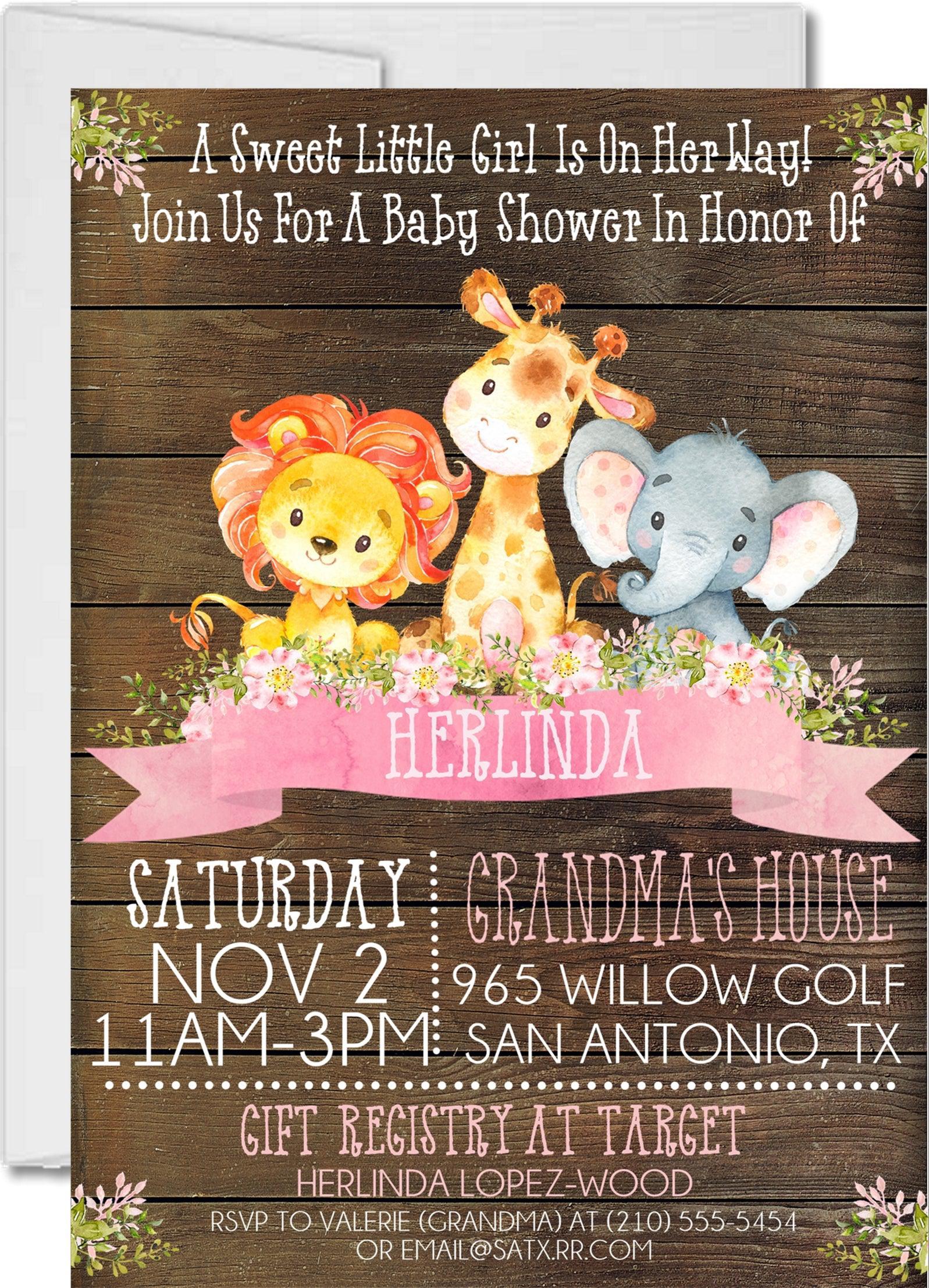 Invitation Ideas Giraffe Baby Shower Invitations Giraffe Baby