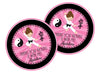 Girls Karate Birthday Party Stickers Or Favor Tags