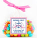 Girls Nautical Baby Shower Stickers Or Favor Tags