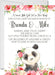 Girls Panda Baby Shower Invitations