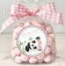Girls Panda Baby Shower Stickers Or Favor Tags