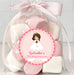 Girls Pink First Communion Stickers Or Favor Tags