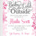 Girls Pink Winter Snowflake Baby Shower Invitations