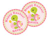 Girls Pink and Green Easter Stickers