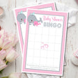 Girls Whale Baby Shower Bingo Cards