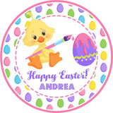 Girls easter egg sticker