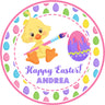 Girls easter egg sticker
