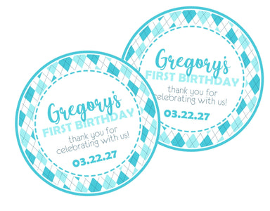 Golf Birthday Party Stickers Or Favor Tags