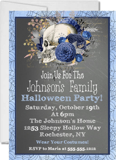 Gothic Halloween Party Invitations