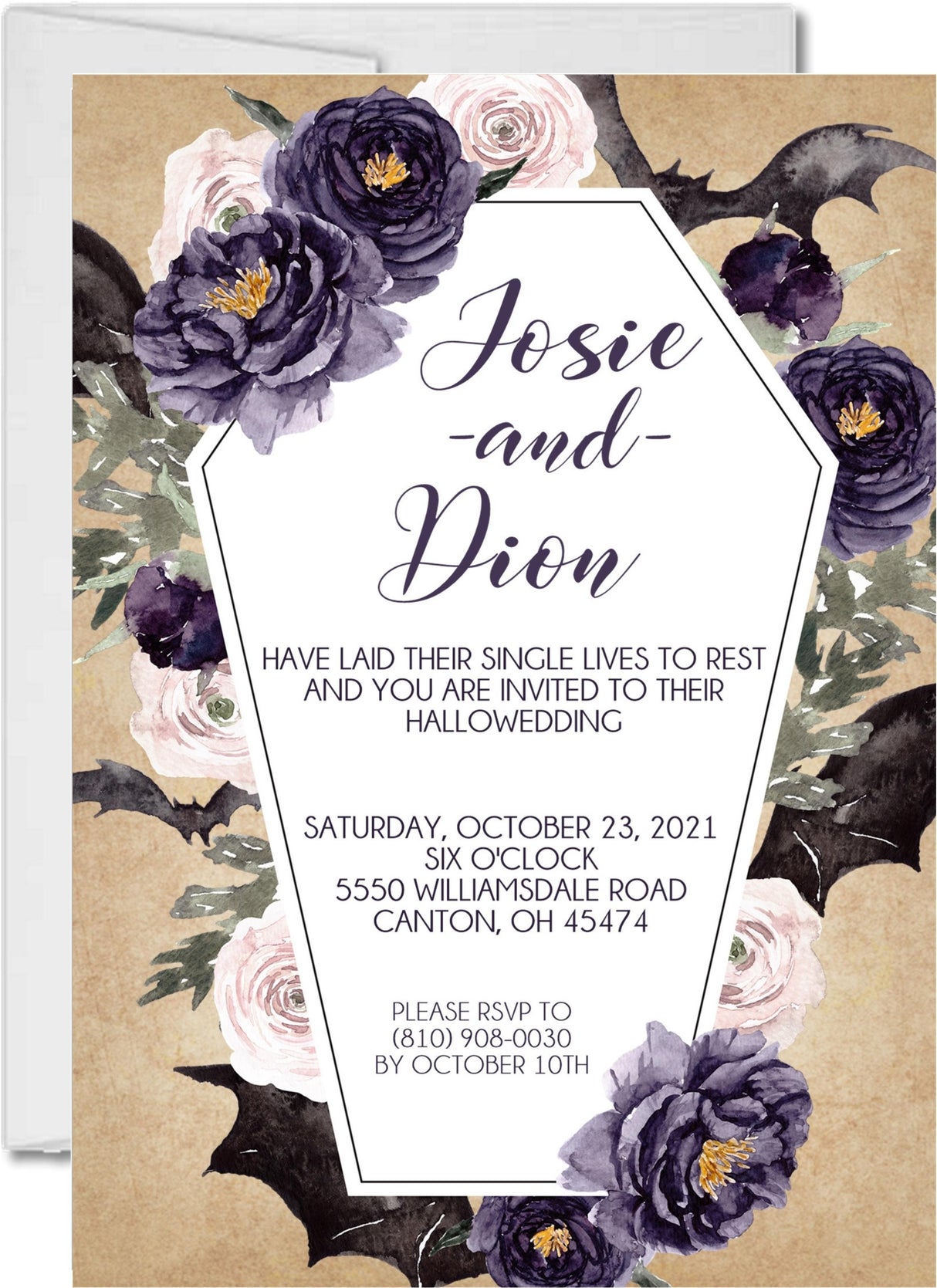 Gothic Wedding Invitation