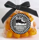 Hockey birthday stickers