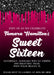 Hot Pink And Black Sweet 16 Party Invitations