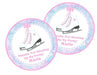 Ice Skating Birthday Party Stickers