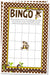 Jungle Monkey Baby Shower Bingo Cards