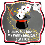 Magic Party Thank You Stickers