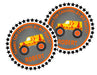 Monster Truck Birthday Party Stickers