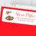 Mrs Claus Christmas address labels with festive holiday design
