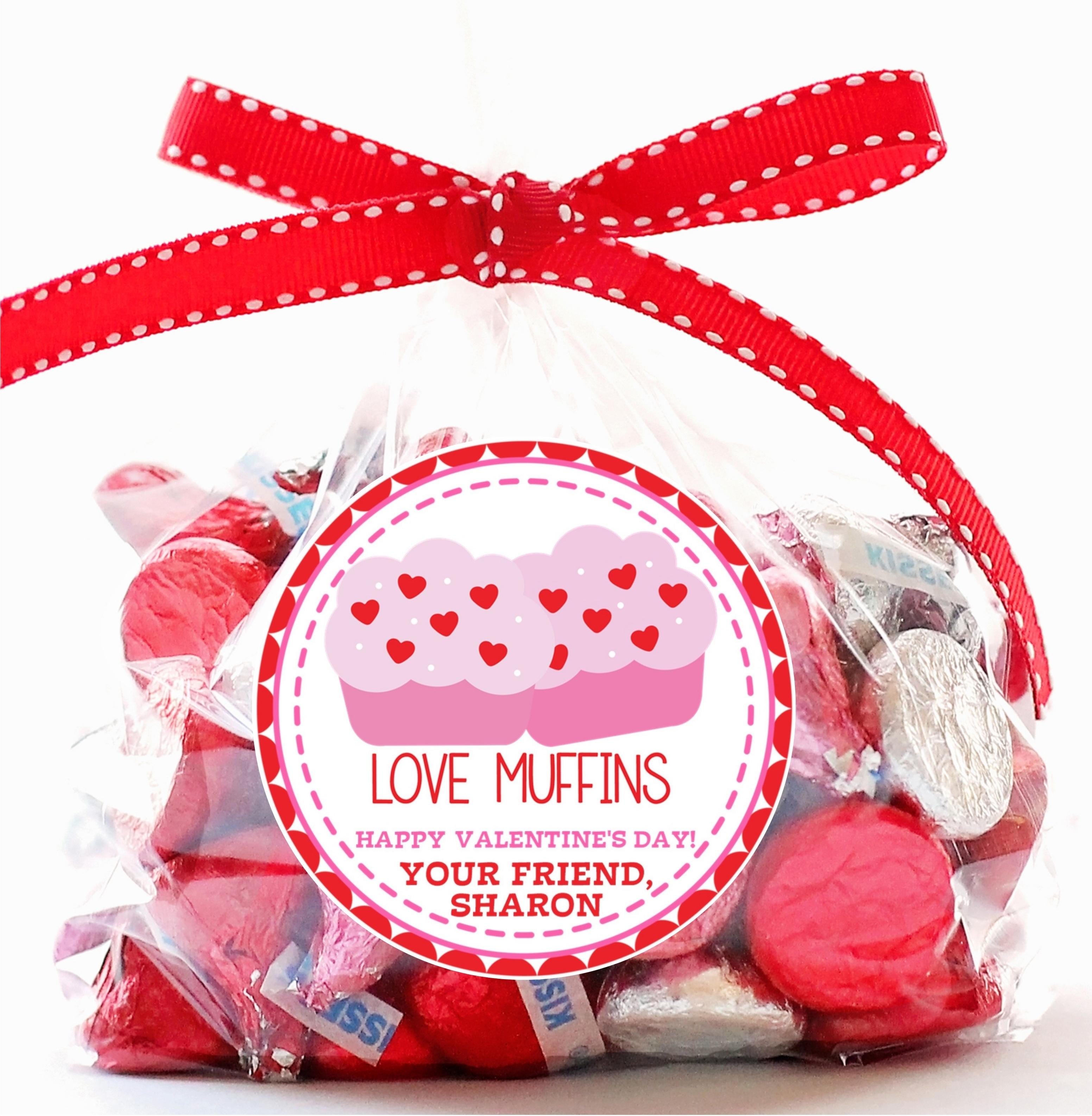 Muffins Valentine's Day Stickers