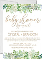 Neutral Baby Shower By Mail Invitations