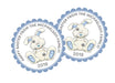 Pastel Blue And White Easter Bunny Stickers
