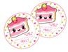 Pastel Cake Valentine's Day Stickers