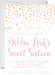 Pink And Gold Confetti Sweet 16 Party Invitations