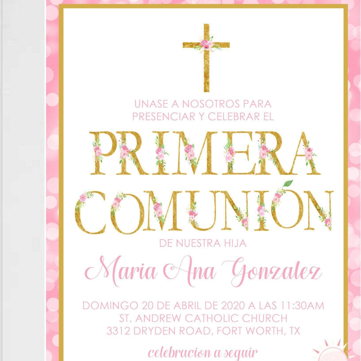 Primera Comunion Invitations & Announcements