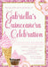 Pink And Gold Sweets Quinceanera Invitations