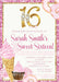 Pink And Gold Sweets Sweet 16 Invitations
