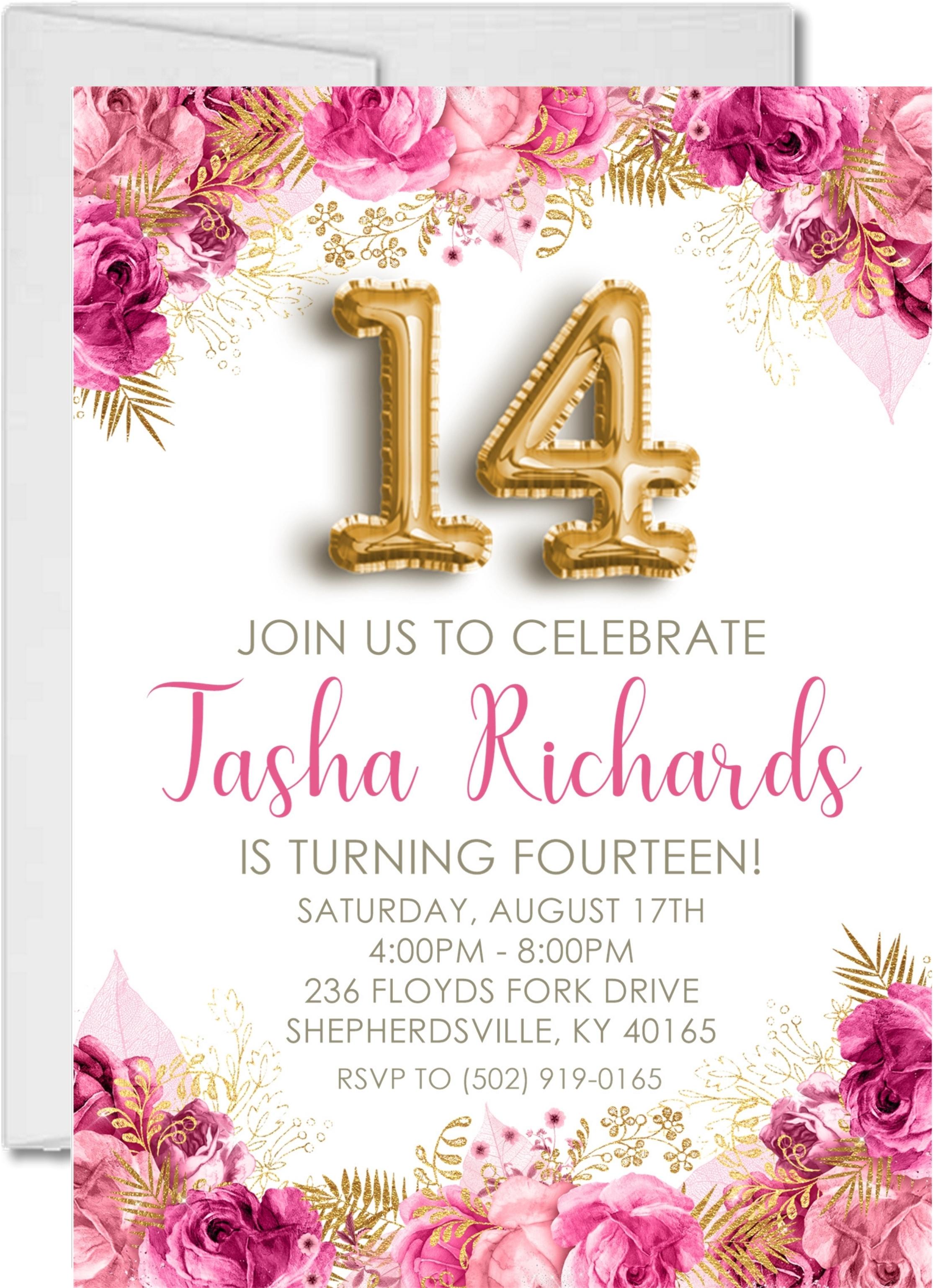 Teen Birthday Invitation Template