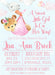 Pink Teddy Bear Baby Shower Invitations