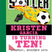Pink soccer party invitation featuring soccer themed ticket artwork