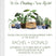 Plant themed housewarming invitation with illustrated potted plants and “We’re Planting New Roots” wording