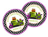 Poison Halloween Stickers or Favor Tags