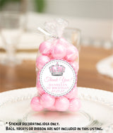 Princess crown sticker with custom name