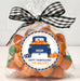 Pumpkin Wagon Thanksgiving Stickers