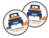 Pumpkin Wagon Thanksgiving Stickers