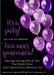 Purple And Black Balloon Quinceanera Invitations