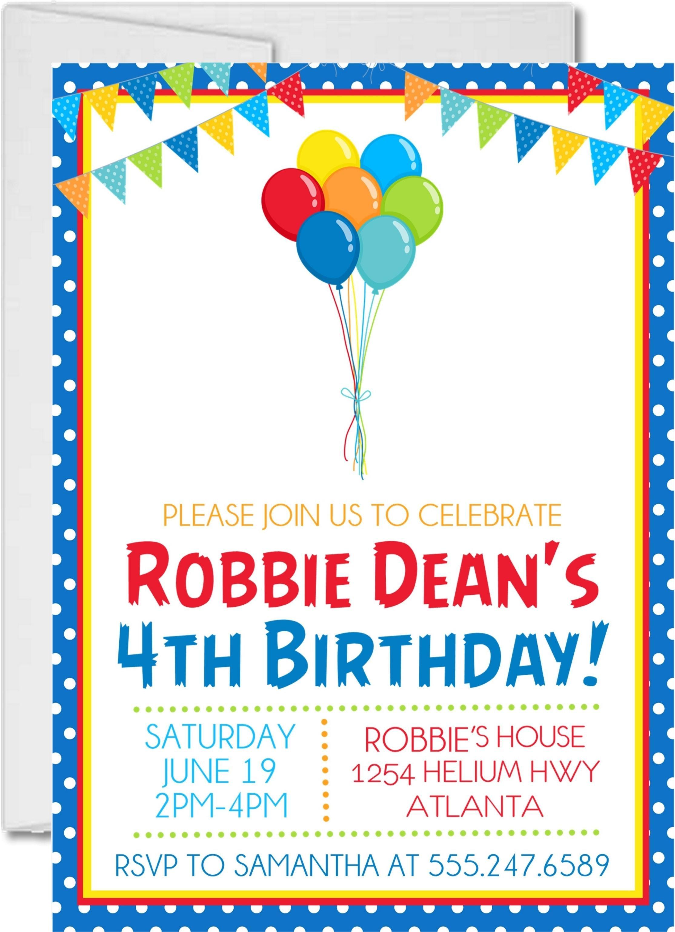 Printed Party Birthday Party Invitations, 20 Invitations And Envelopes, Rainbow Party Invites, Ideas, And Supplies